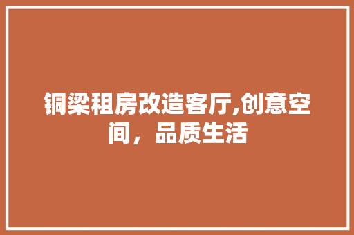 铜梁租房改造客厅,创意空间，品质生活
