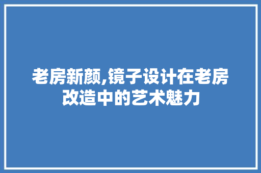 老房新颜,镜子设计在老房改造中的艺术魅力