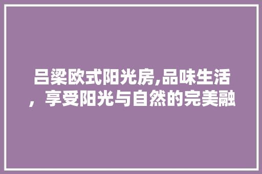 吕梁欧式阳光房,品味生活，享受阳光与自然的完美融合