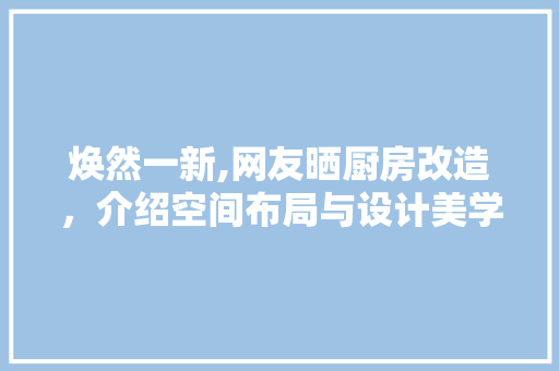 焕然一新,网友晒厨房改造，介绍空间布局与设计美学